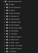 450+ Premiere Pro Presets 2