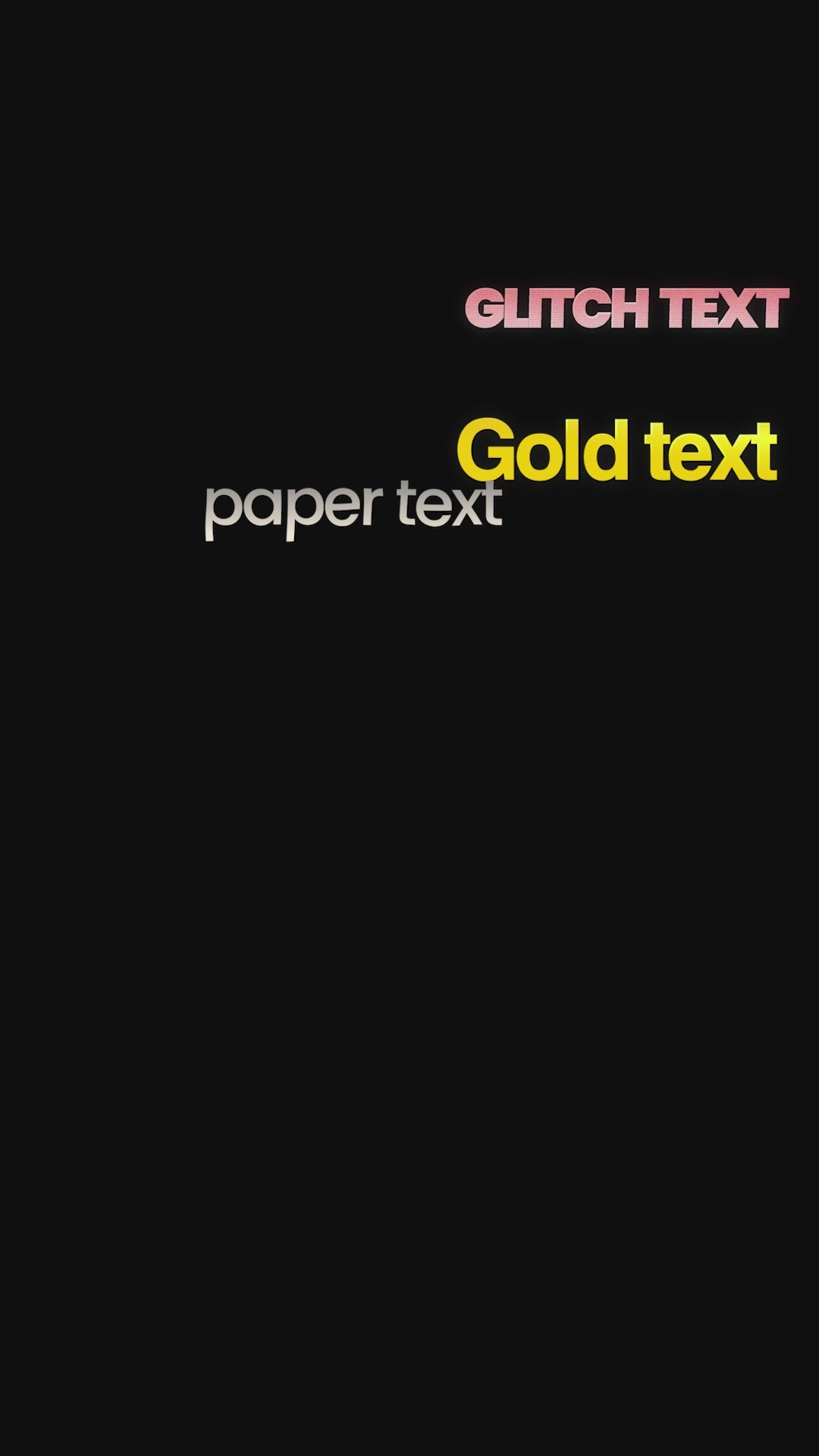 Cargar video: Short Form Titles Pack